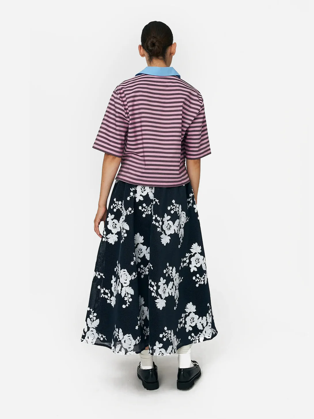 Sequins Mesh Midi Skirt - Image 3