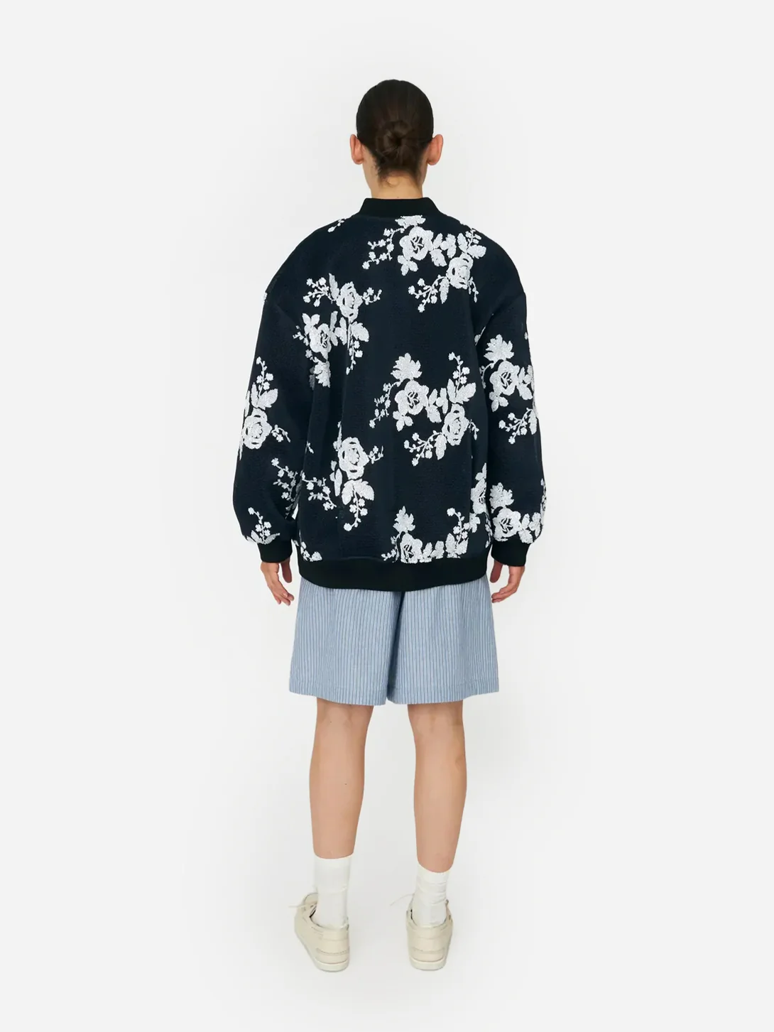 Sequins Mesh Oversized Jacket - Image 3