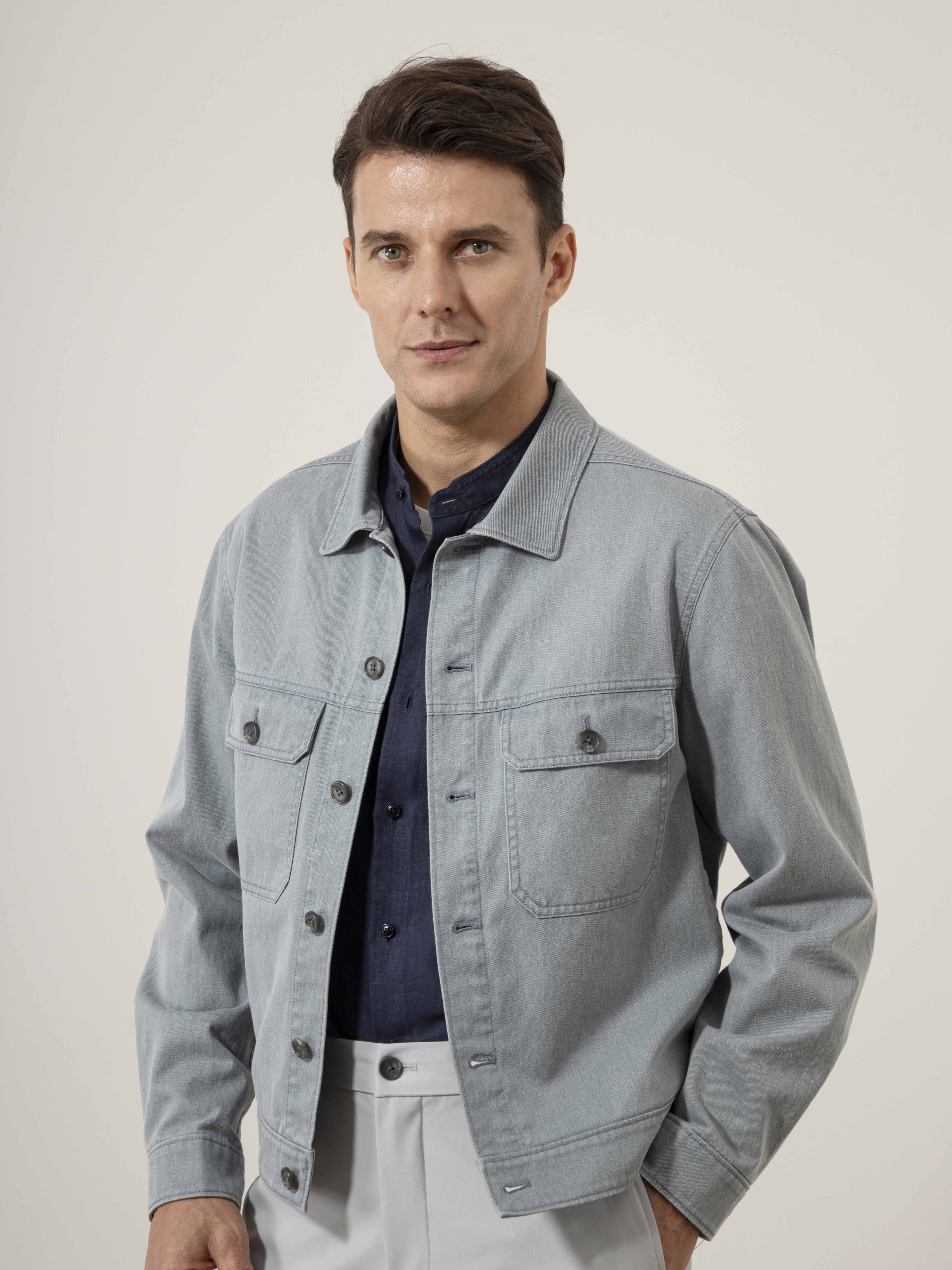 Elliot Washed Trucker Jacket - Image 3