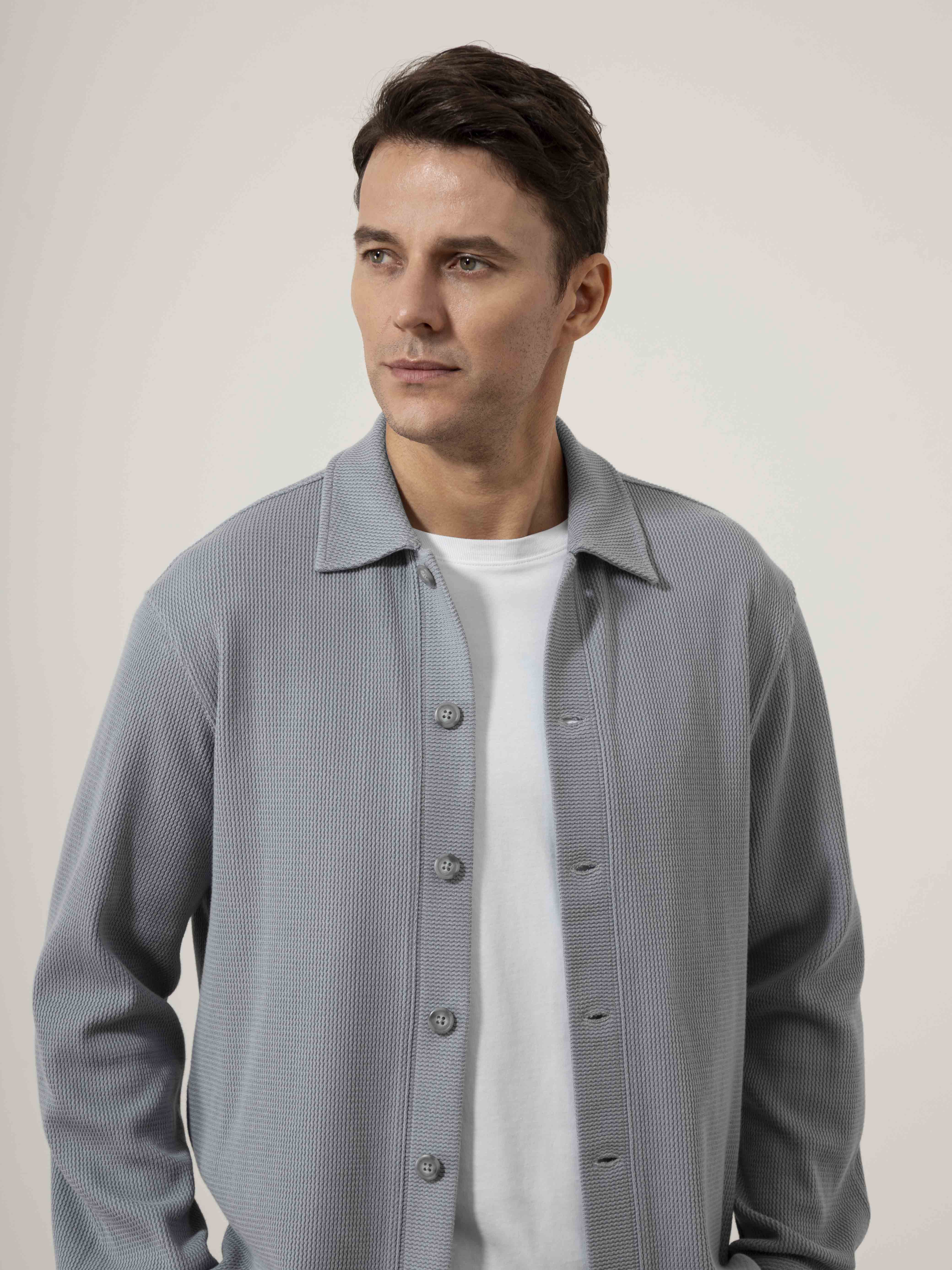 Beacon Textured Cardigan - Image 3