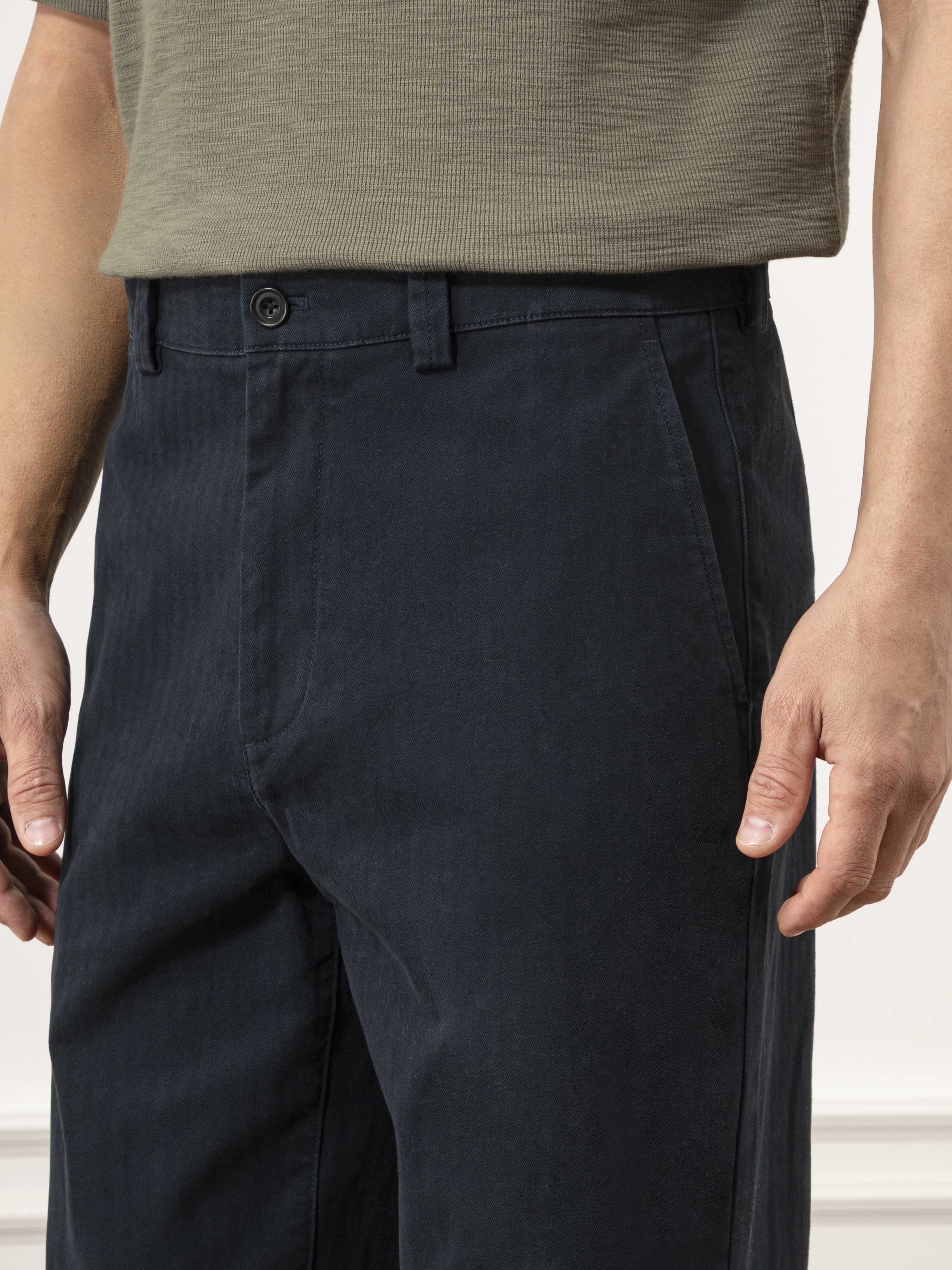 Wythe Herringbone Trousers - Image 3