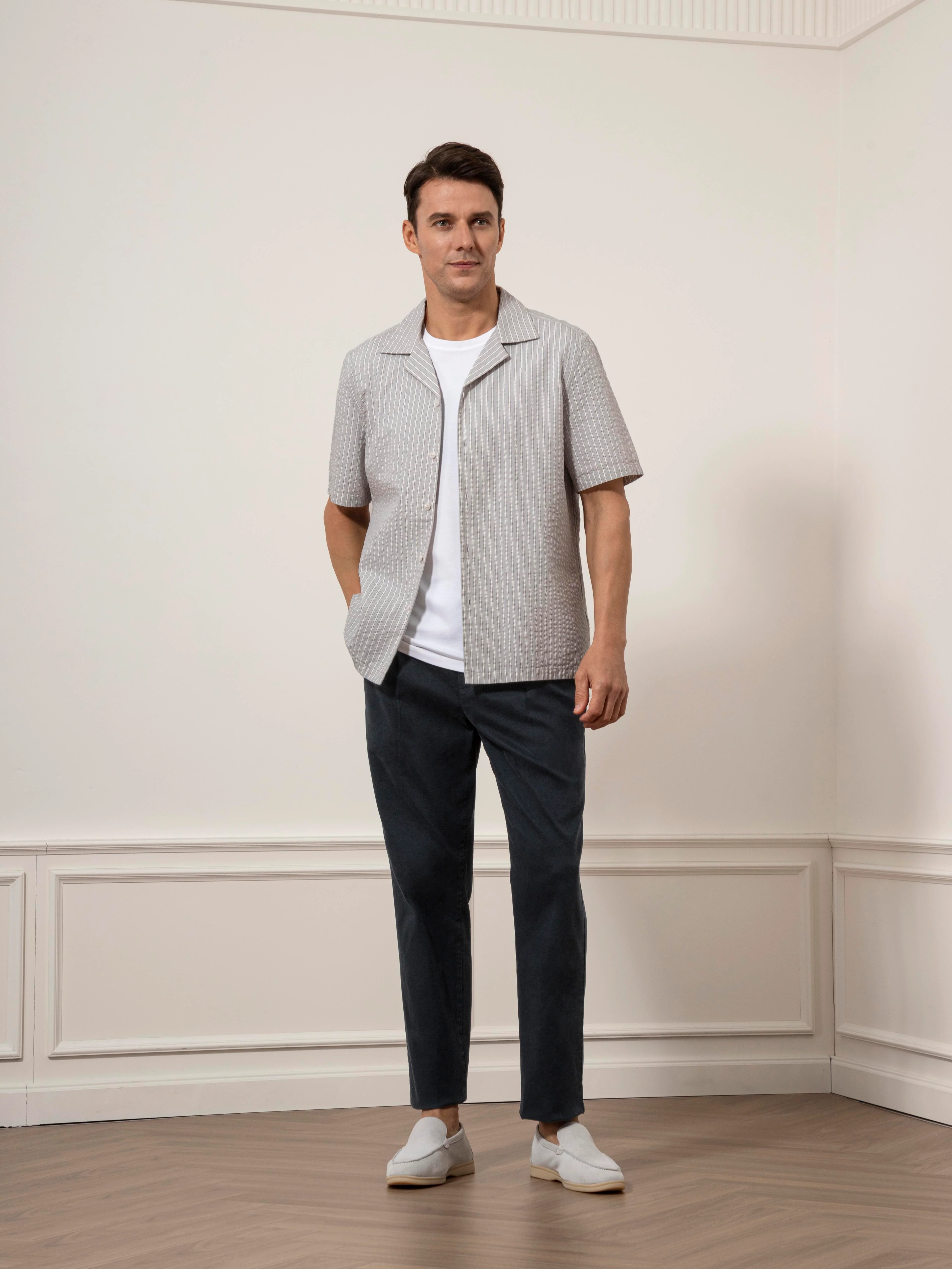 Rockaway Seersucker Stripe Shirt - Image 2