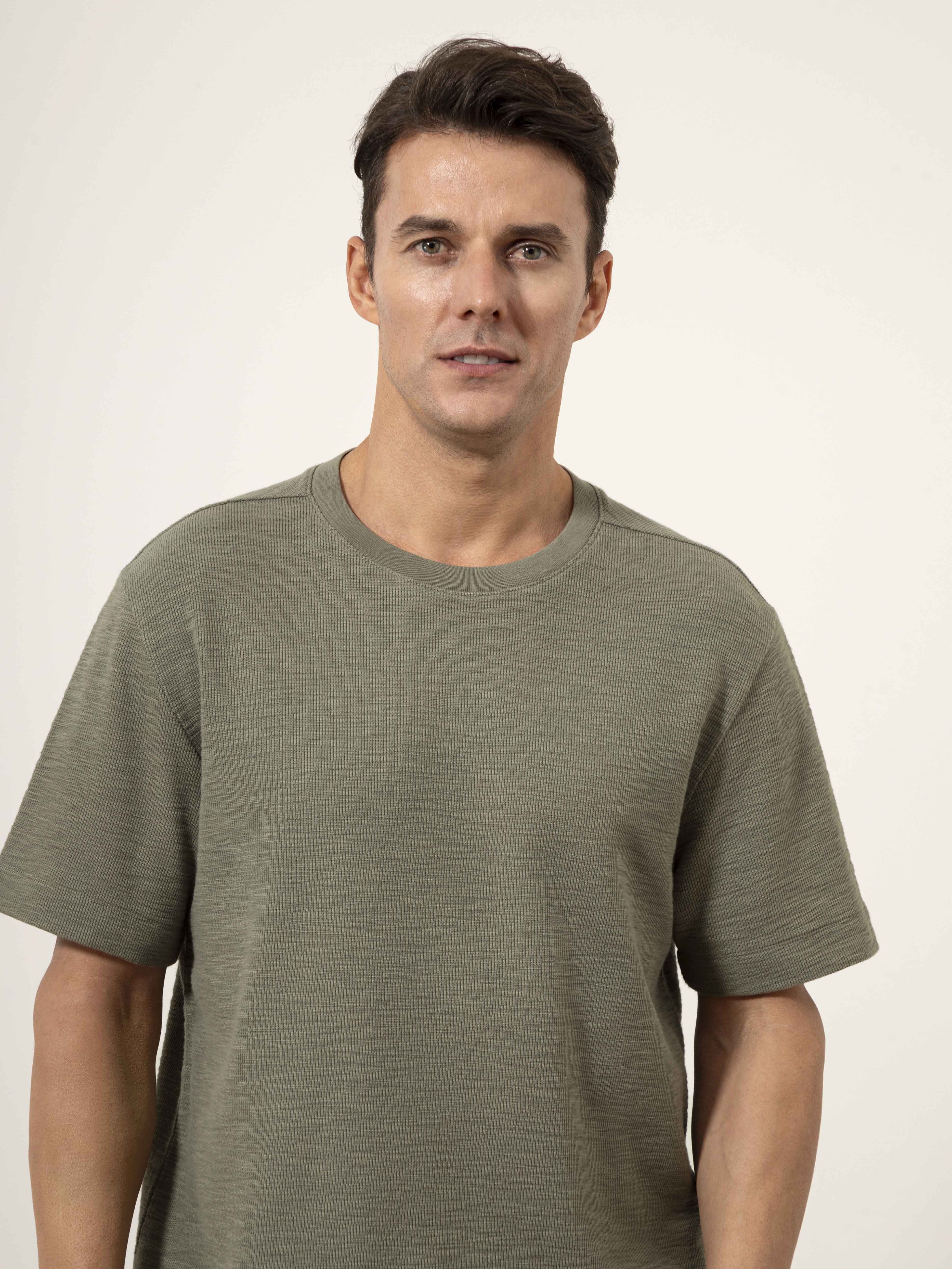 Baseile Slub Waffle Tee - Image 3
