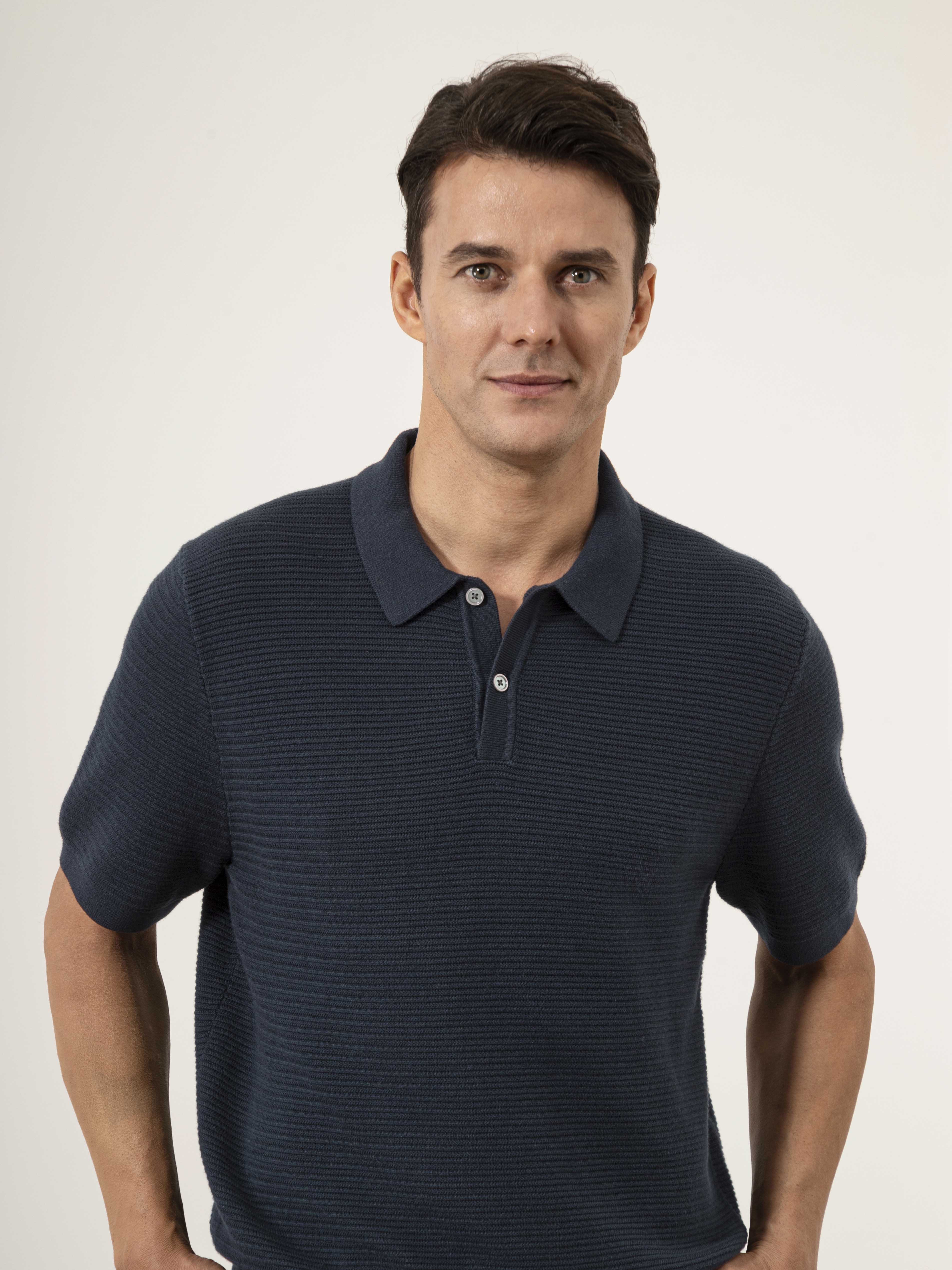 Lind Textured Sweater Polo - Image 3