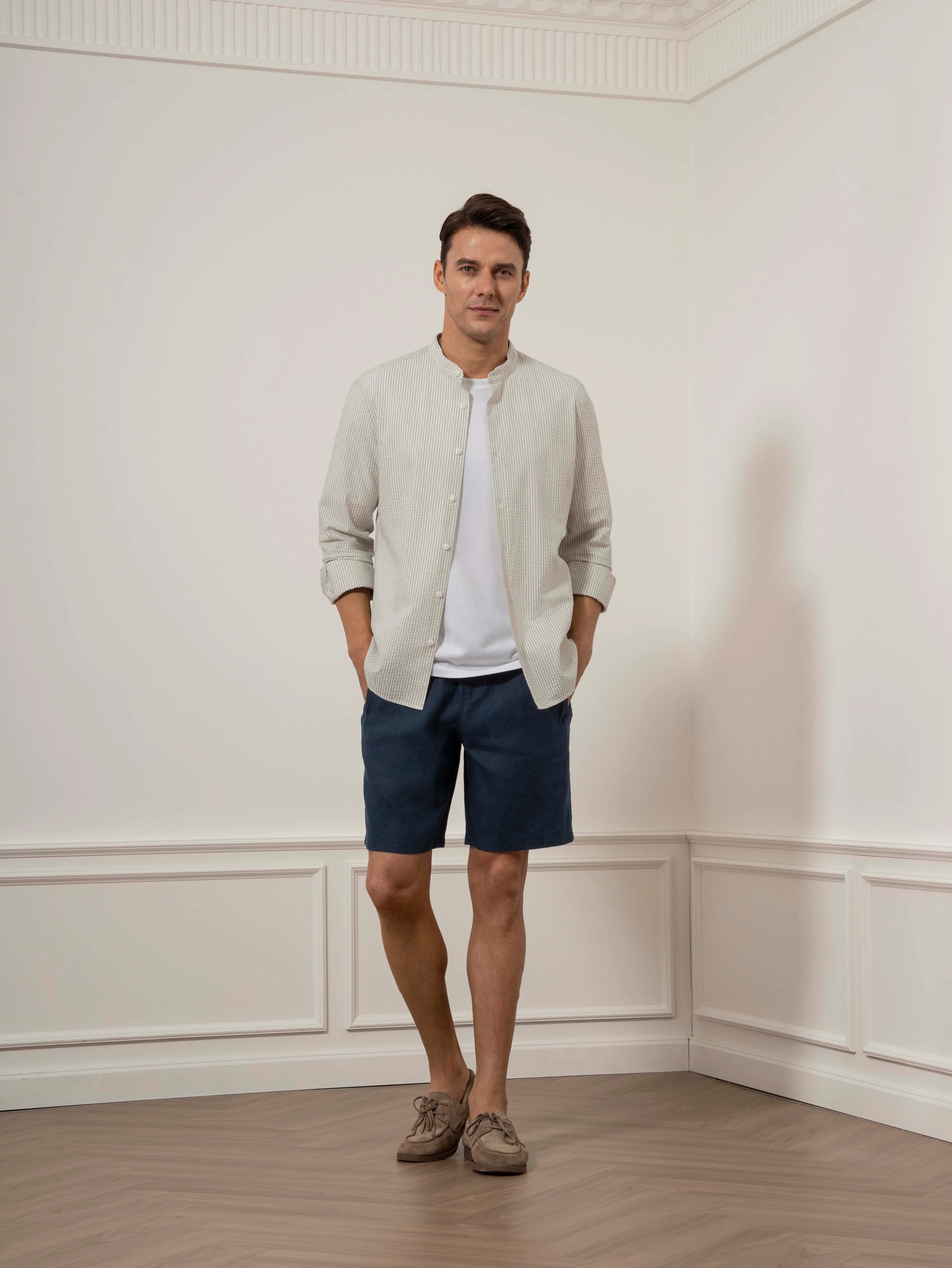 Aleks Seersucker Stripe Shirt - Image 2