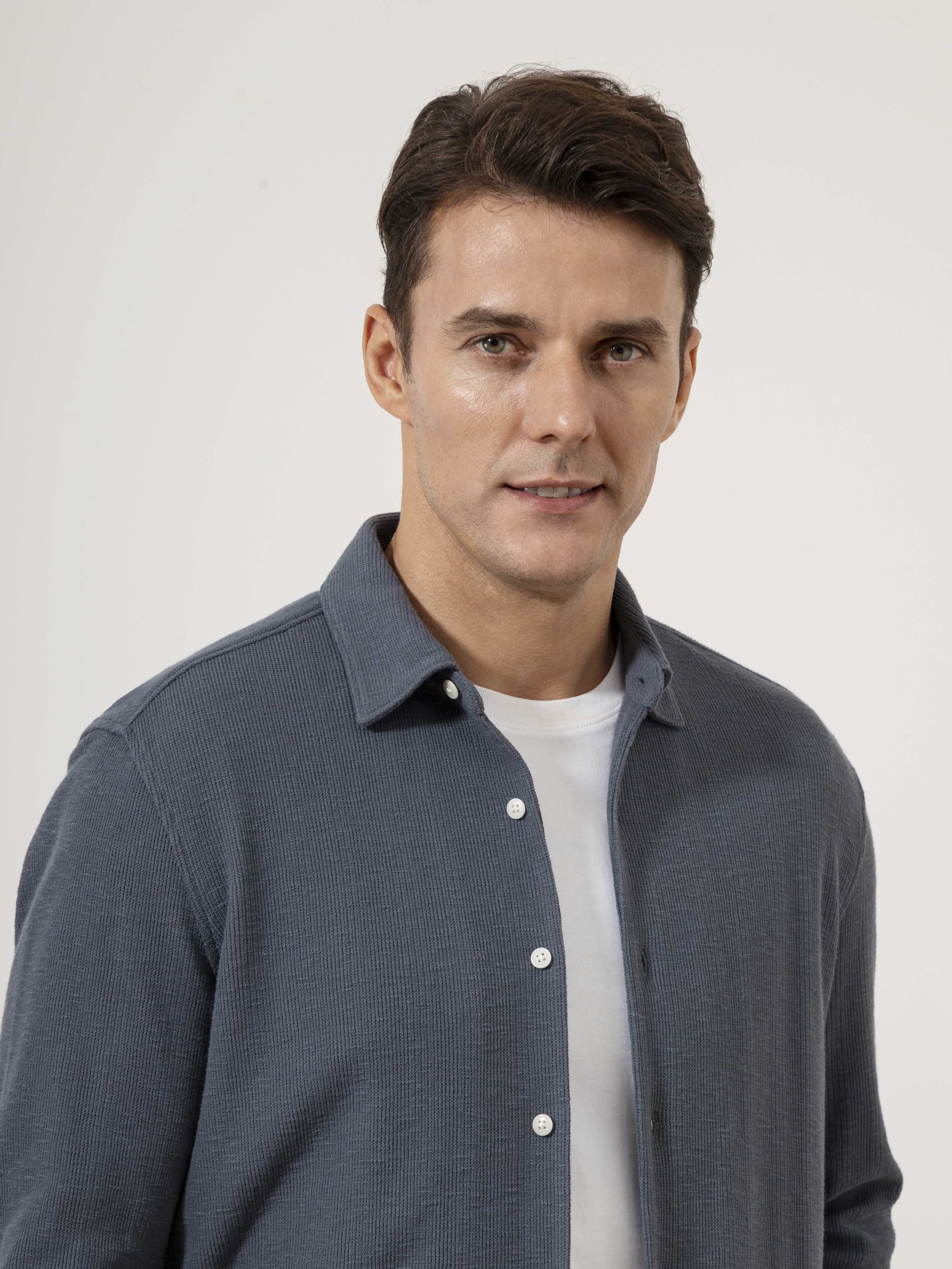 Darcy Ribbed Knit Shirt - Image 3