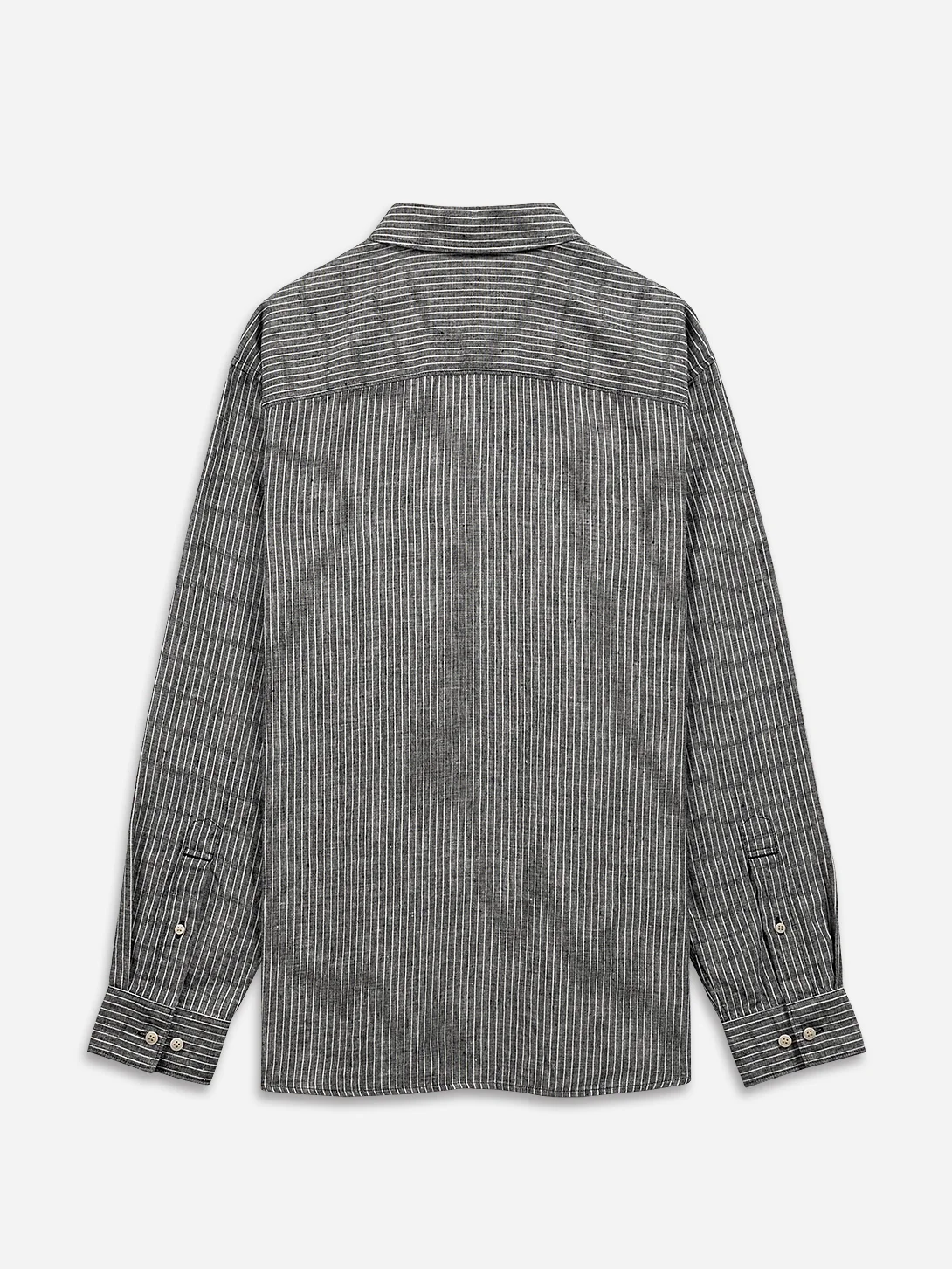 Varick Pinstripe Overshirt - Image 5
