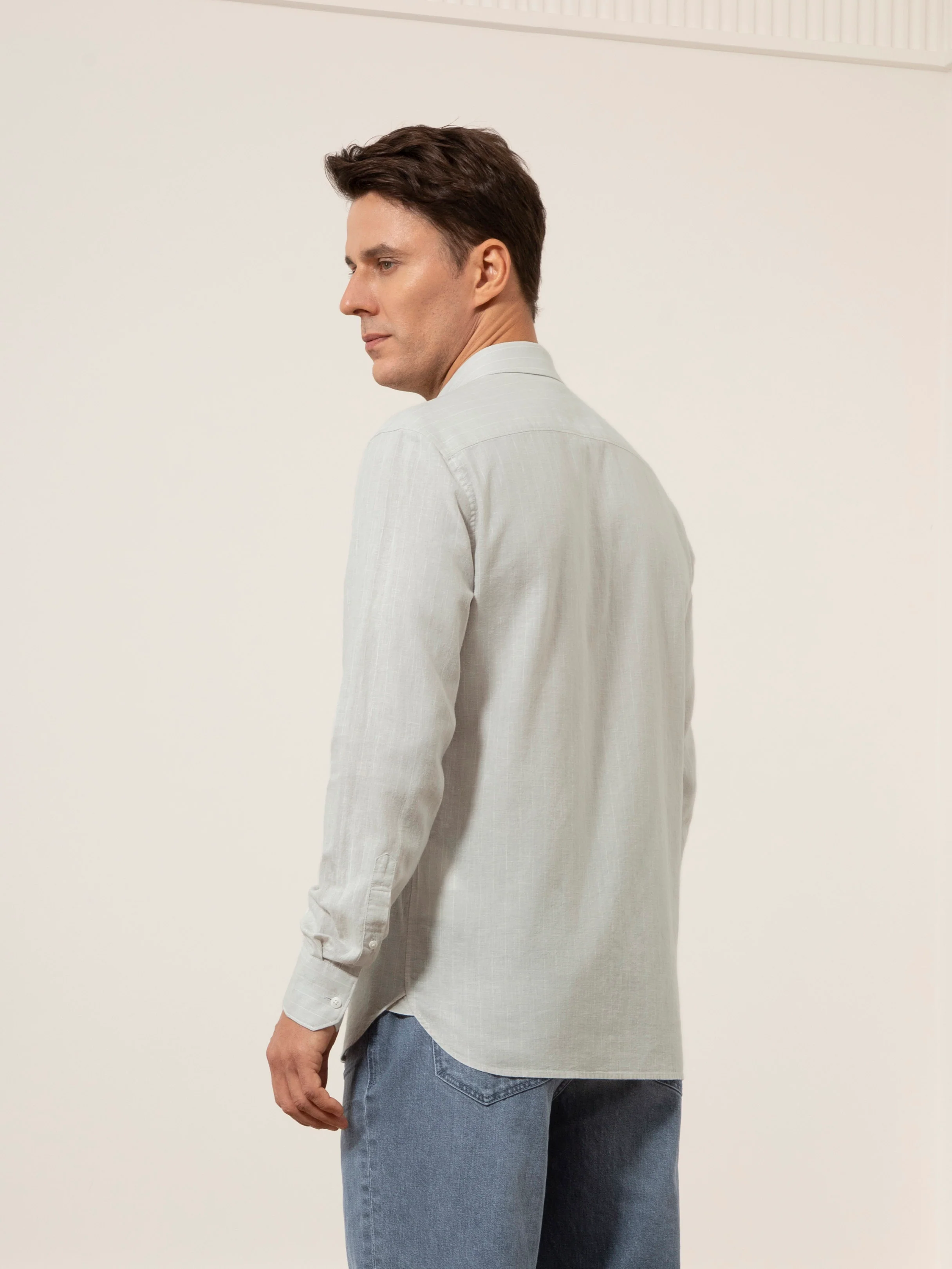 Adrian Pinstripe Shirt - Image 4