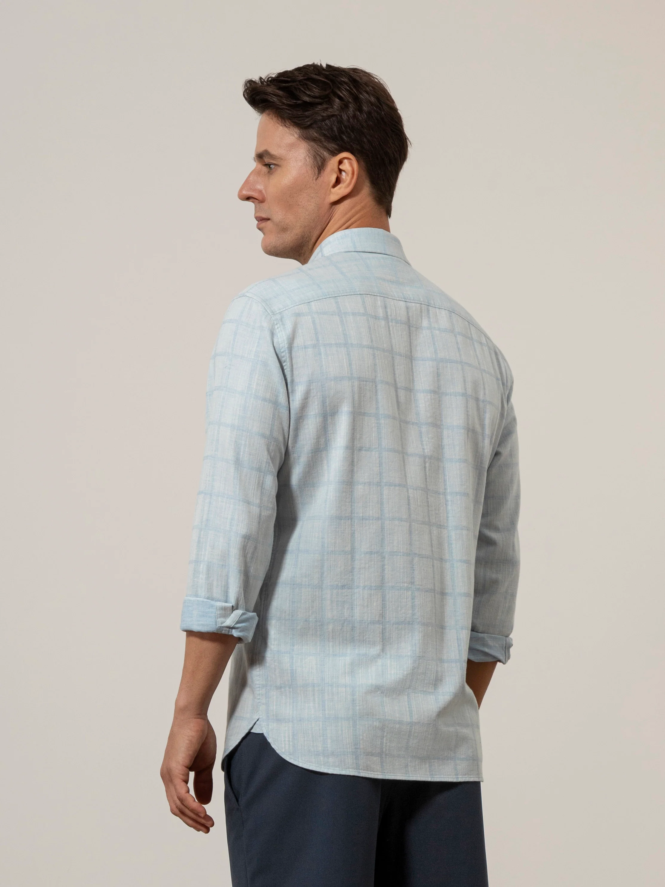 Adrian Windowpane Shirt - Image 4
