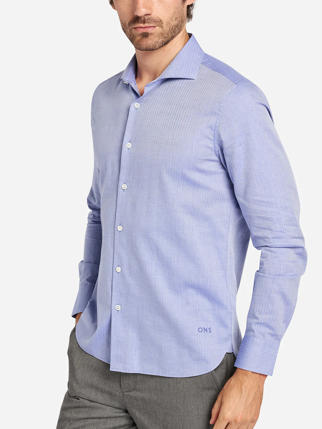 Arthur Herringbone Shirt - Image 3